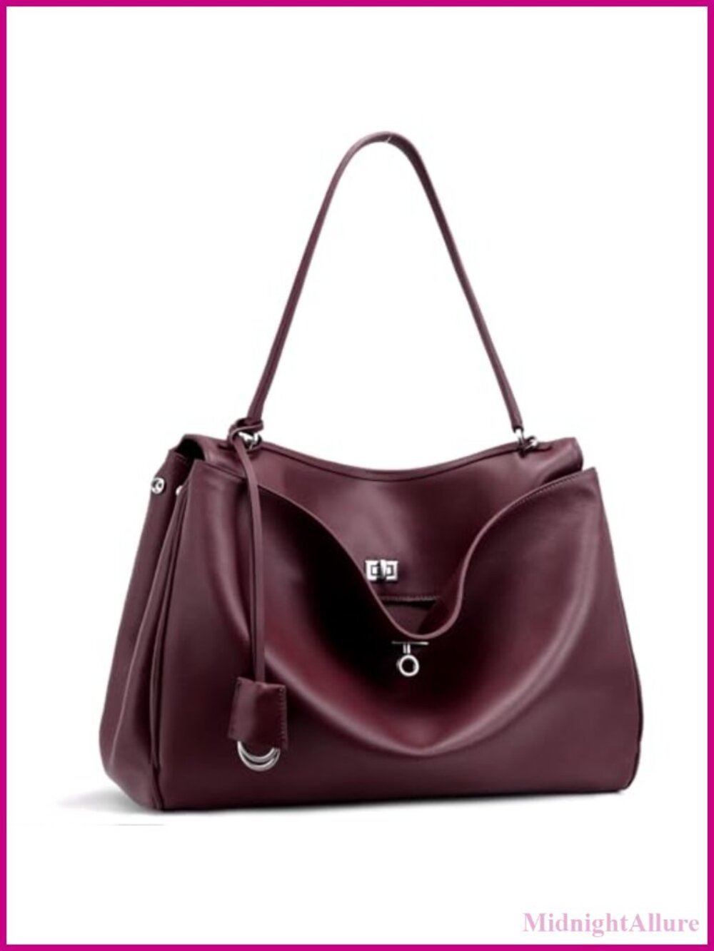 Genuine Leather Tote Bag for Women: Shoulder Crossbody Purse, Large Leather